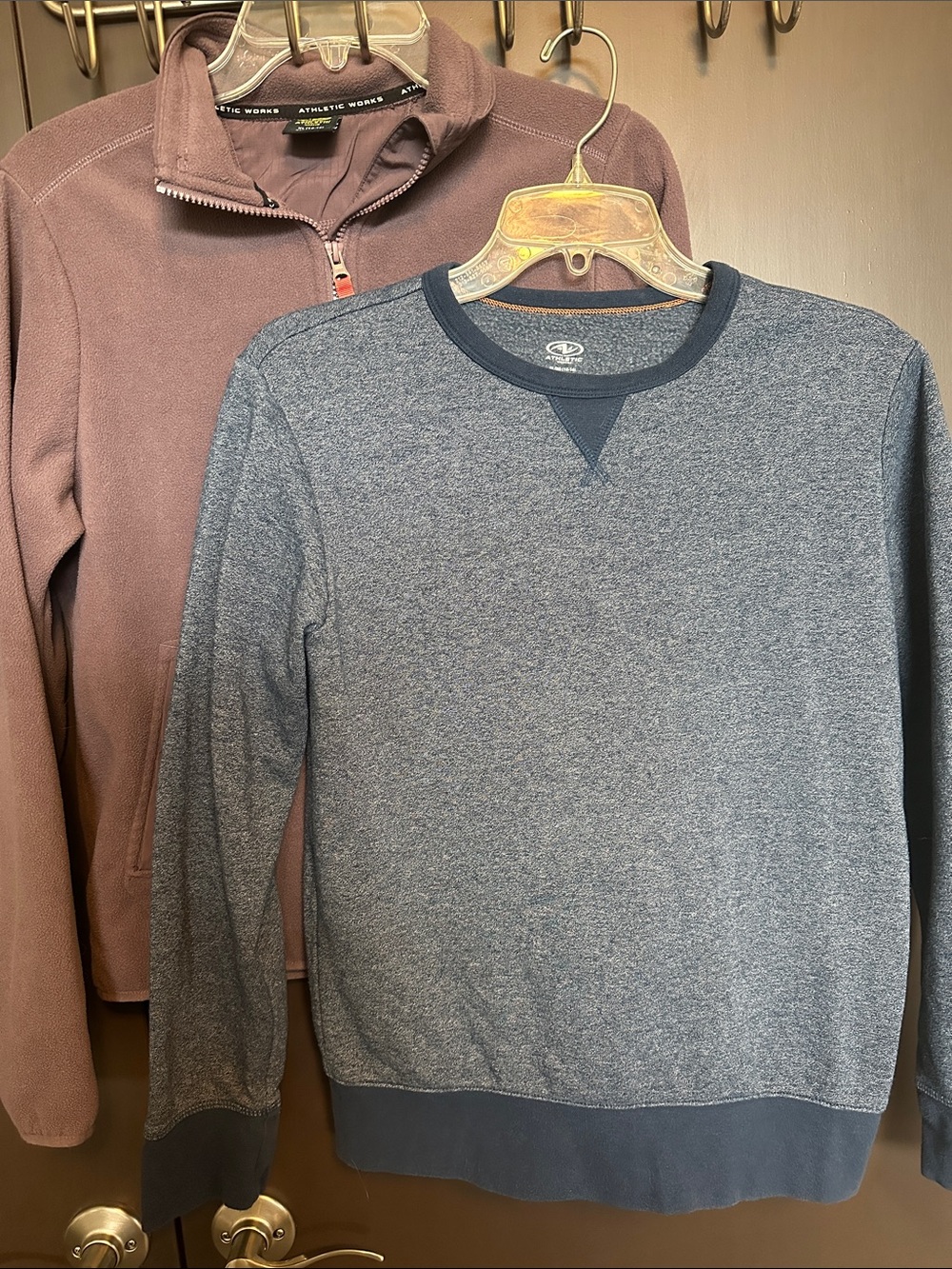 Athletic Works Bundle of 2 Boys Winter Fleece Tops